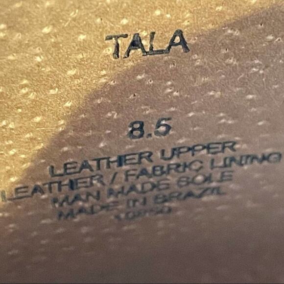 Steve Madden Tala Heeled Perforated Leather Booties Size 8.5 - Picture 7 of 11